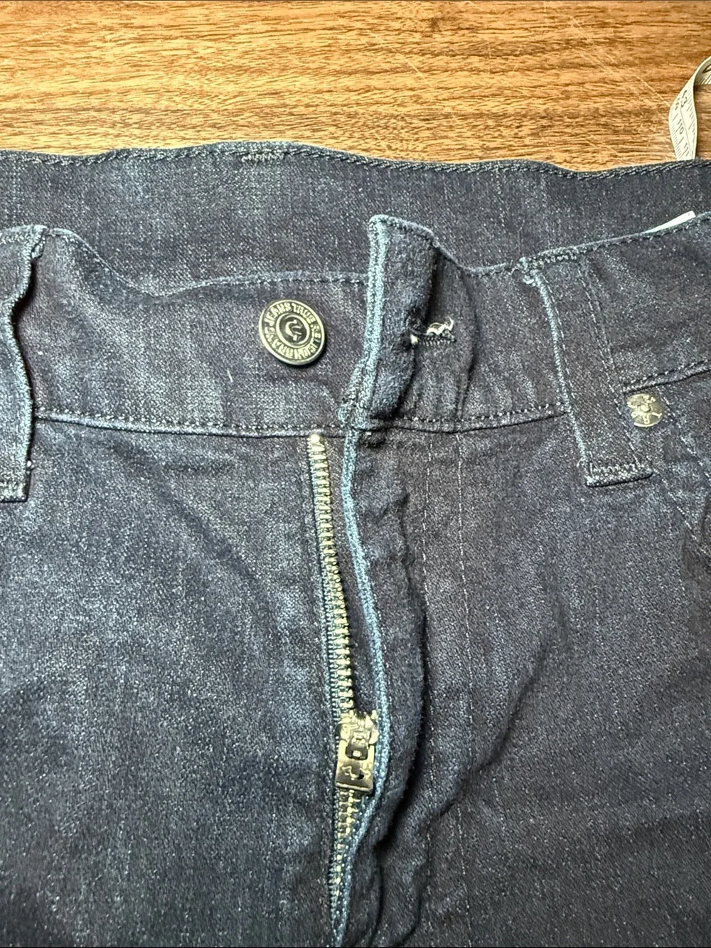True Religion ROCCO 36x34 Relaxed Skinny Dark Wash Jeans